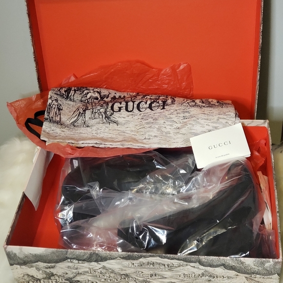 Authentic NIB GUCCI Ankle Kitt 70 Rain Boots - Picture 11 of 13